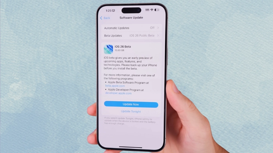 Đánh giá iOS 26 Public Beta: Hiệu năng và thời lượng pin