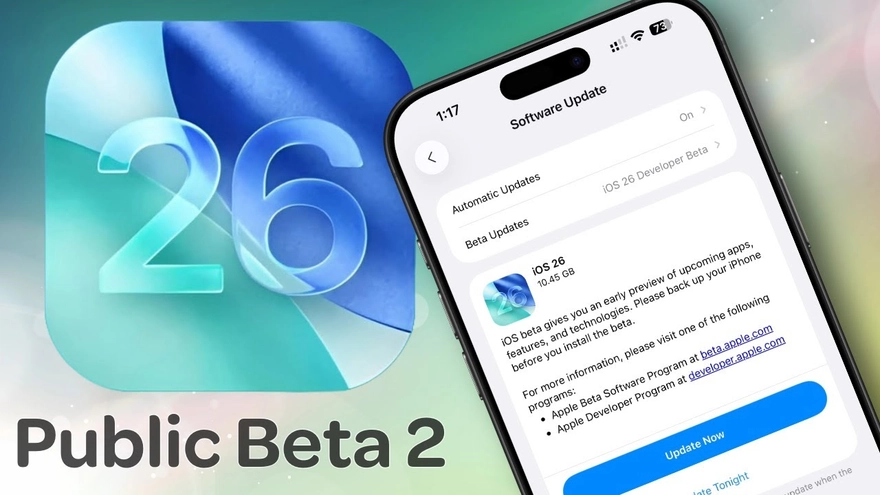 Đánh giá pin và hiệu năng iOS 26 Public Beta 2