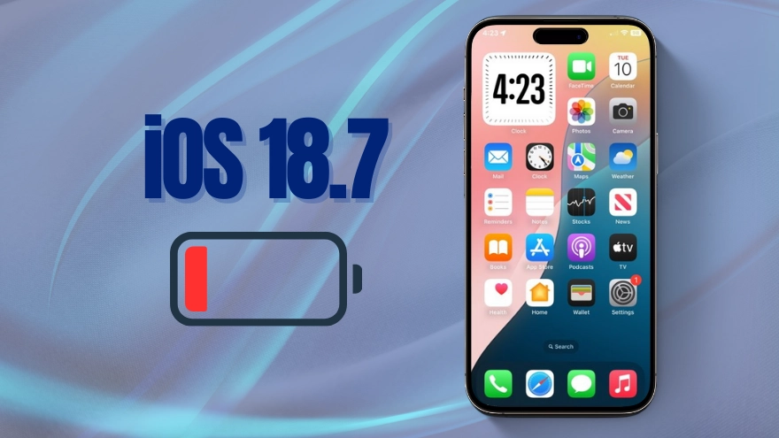 Đánh giá thời lượng pin iOS 18.7 trên các dòng iPhone