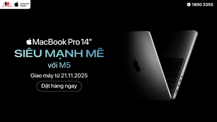 Đặt hàng MacBook Pro M5 & iPad Pro 2025 tại Minh Tuấn Mobile