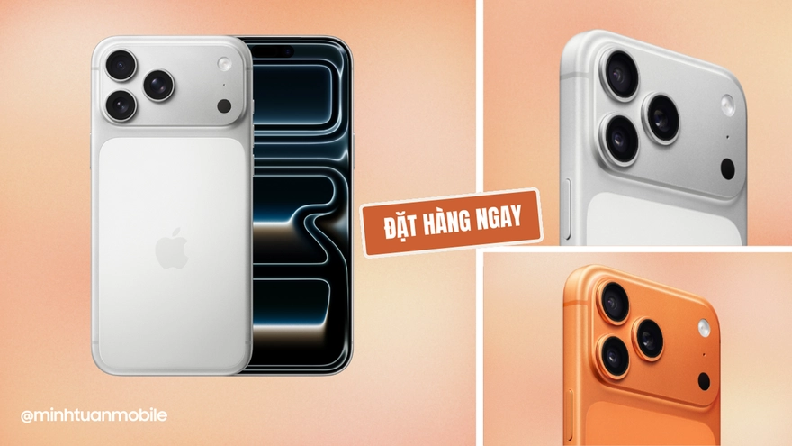 Đặt iPhone 17 Pro Max Cam Trắng, nhận bảo hành VIP 1 đổi 1
