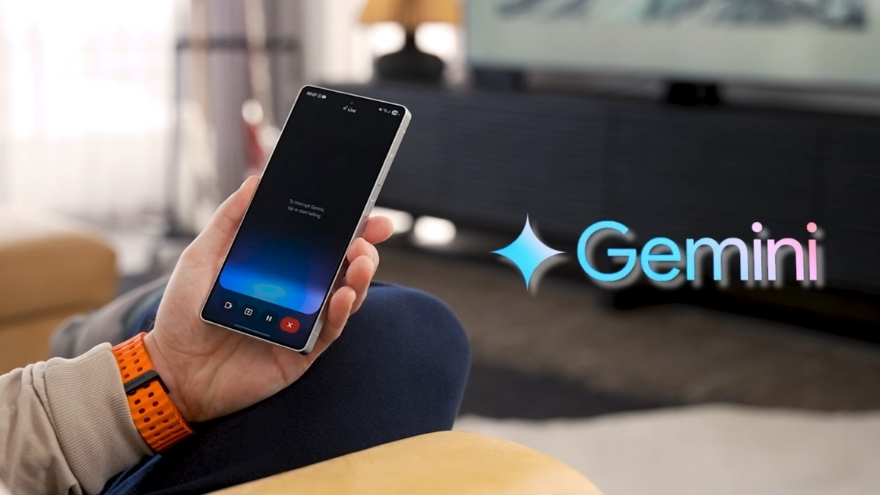 Dùng Gemini không cần thoát app khác với tính năng mới