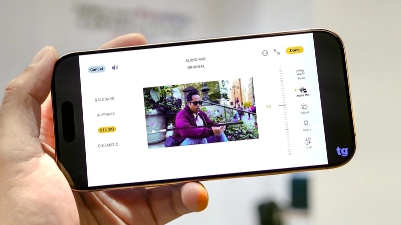 Dùng hòa âm (Audio Mix) iPhone 16: Hướng dẫn tạo video cực đỉnh