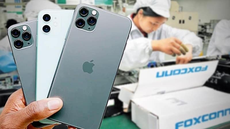 Dây chuyền sản xuất iPhone 12 của Foxconn đang chạy hết tốc lực 24/24