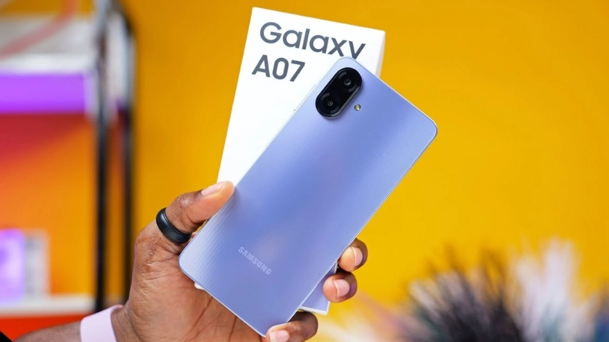 Galaxy A07 5G được trang bị viên pin hơn cả dòng flagship