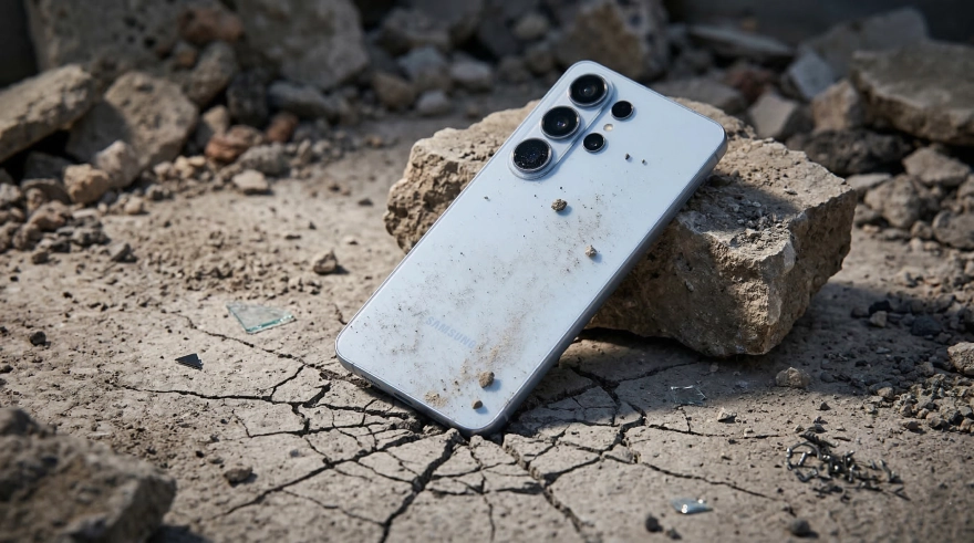 Galaxy S26 Ultra vượt bài test rơi dù không dùng titanium