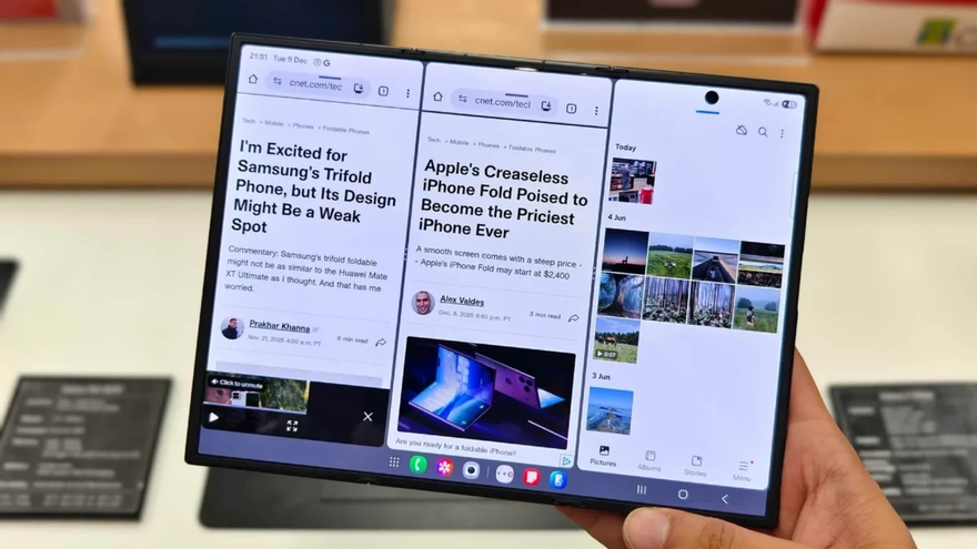 Galaxy Z TriFold được trang bị 1 tính năng hiếm có