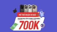 Giảm 50% tối đa 700K khi mở thẻ VPBank tại Minh Tuấn Mobile