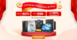 Giảm ngay 10% cho Bao da và Cường lực khi mua iPad tại Minh Tuấn Mobile