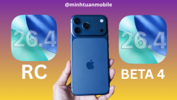 So kè iOS 26.4 RC và iOS 26.4 Beta 4 trên iPhone 17 Pro Max