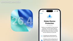 Cách dùng tính năng Bảo vệ Thiết bị bị trộm của iOS 26.4