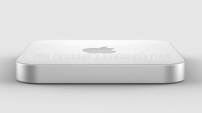 Hình ảnh render Mac Mini MX1 màu trắng vỏ sò mới xuất hiện trước thềm WWDC 2021