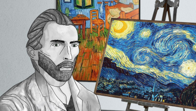 Hình nền MacBook, iPad, iPhone chủ đề danh họa vĩ đại Van Gogh