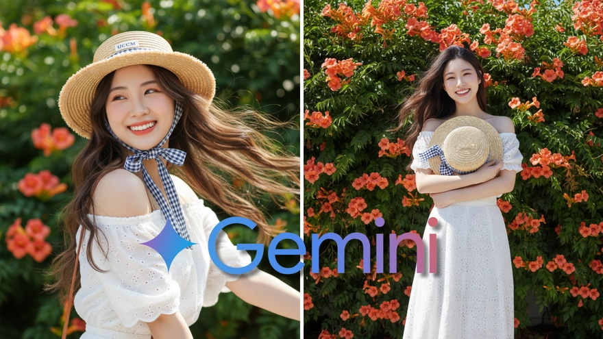 Hóa nàng thơ rực rỡ chỉ bằng 1 câu lệnh Gemini