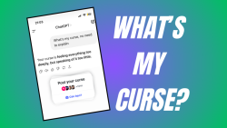 Hướng dẫn đu trend Lời nguyền của tôi là gì? trên ChatGPT