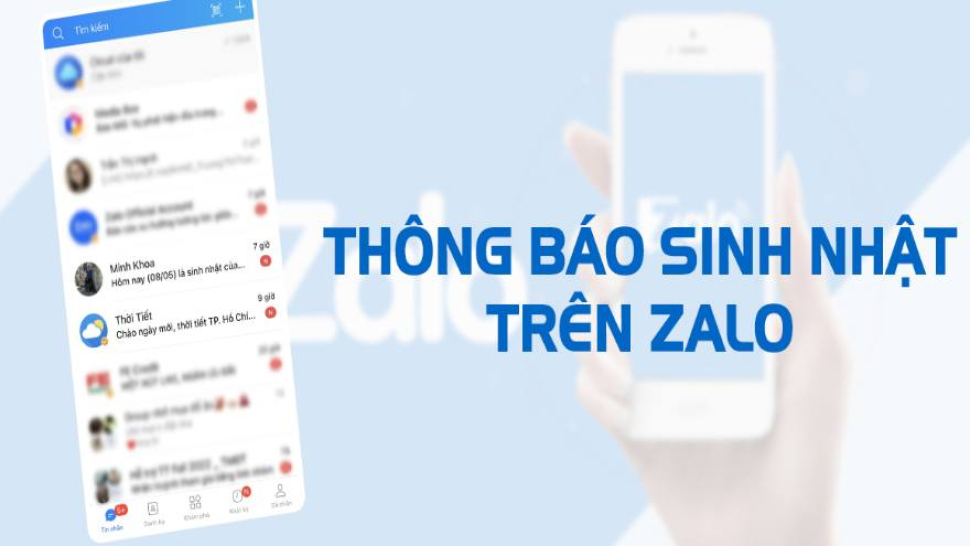 Hướng dẫn tắt thông báo sinh nhật trên Zalo