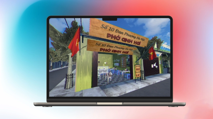 Hướng dẫn trải nghiệm Tiệm Phở Anh Hai Cậu Vàng trên MacBook