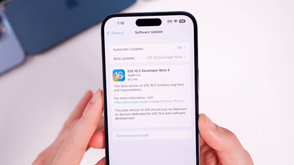 iOS 16.5 Beta 4 ra mắt sau 2 ngày phát hành iOS 16.4.1 (a)