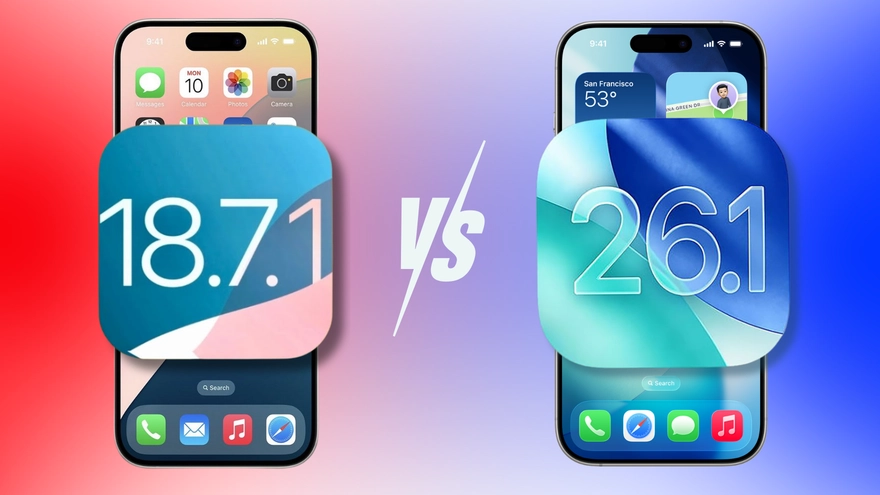 iOS 18.7.1 và iOS 26.1: Cập nhật bản nào cho iPhone?