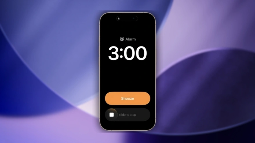 iOS 26.1 Beta 2 cải thiện tính năng báo thức trên iPhone