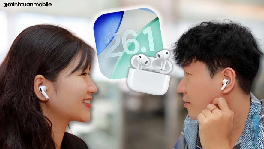 iOS 26.1 cải thiện các tính năng trên AirPods Pro 3