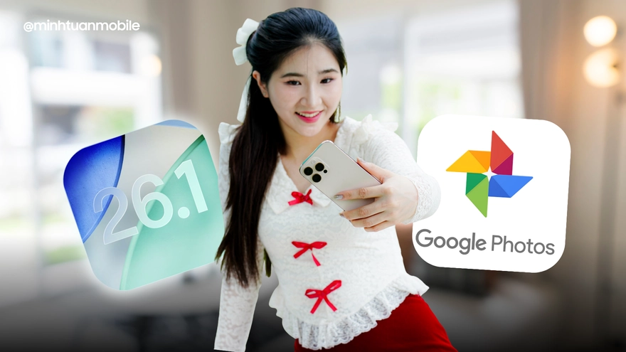 iOS 26.1 cho phép ứng dụng thứ ba tự động sao lưu ảnh