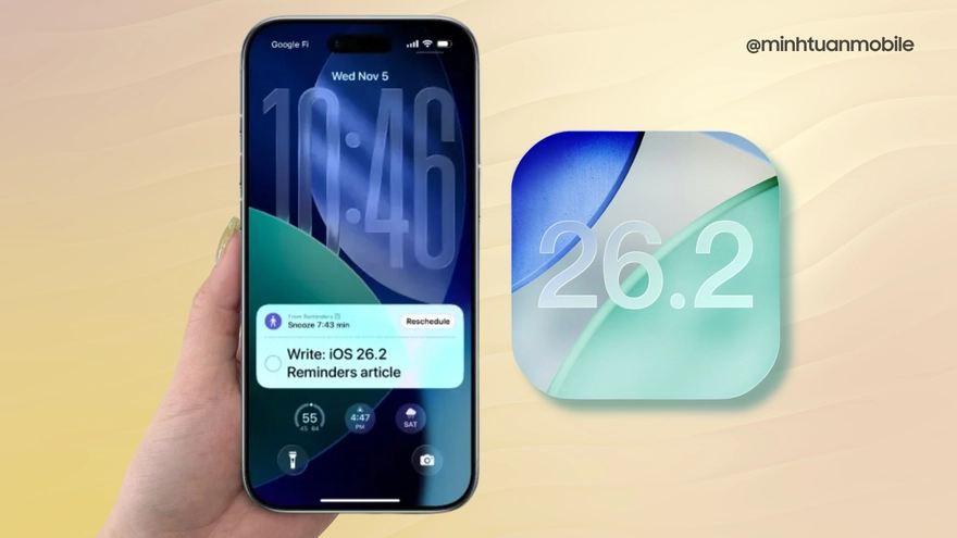 iOS 26.2 hé lộ 3 tùy chỉnh iPhone khiến người dùng phấn khích