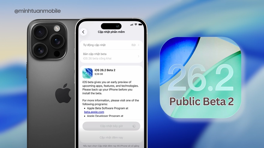 iOS 26.2 Public Beta vừa ra mắt có gì đáng nâng cấp?