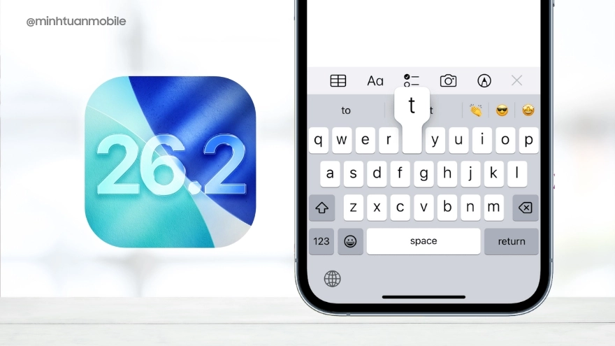 Lý do iOS 26.2 xuất hiện lỗi hiển thị bàn phím “kỳ quặc”