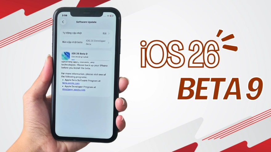 iOS 26 Beta 9 vừa ra mắt: Hiệu năng mượt, pin thì chưa chắc!