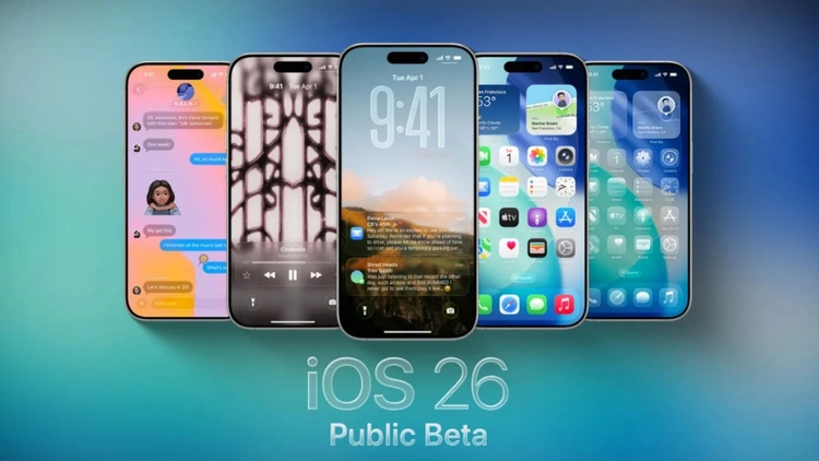 iOS 26 Public Beta chính thức ra mắt với thiết kế mới
