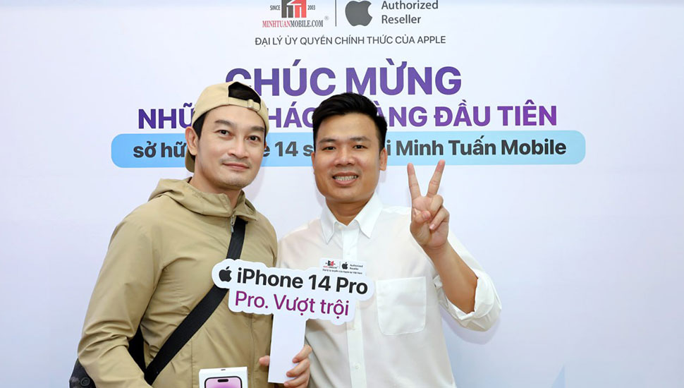 iPhone 14 Pro Max 128GB màu tím đã được diễn viên Trương Minh Quốc Thái sở hữu