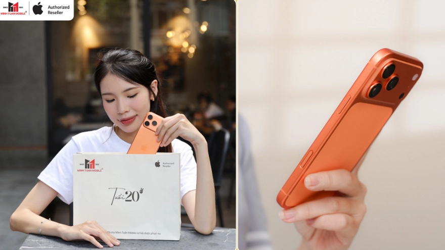iPhone 17 Pro màu Cam Vũ Trụ sẵn hàng tại Minh Tuấn Mobile