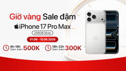 Săn iPhone 17 Pro Max giảm đến 500K khung giờ vàng