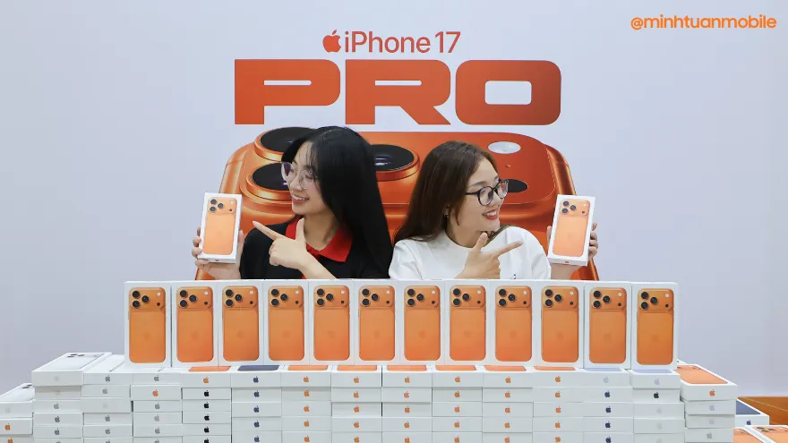iPhone 17 Pro sẵn hàng tại Minh Tuấn Mobile, không cần đặt trước