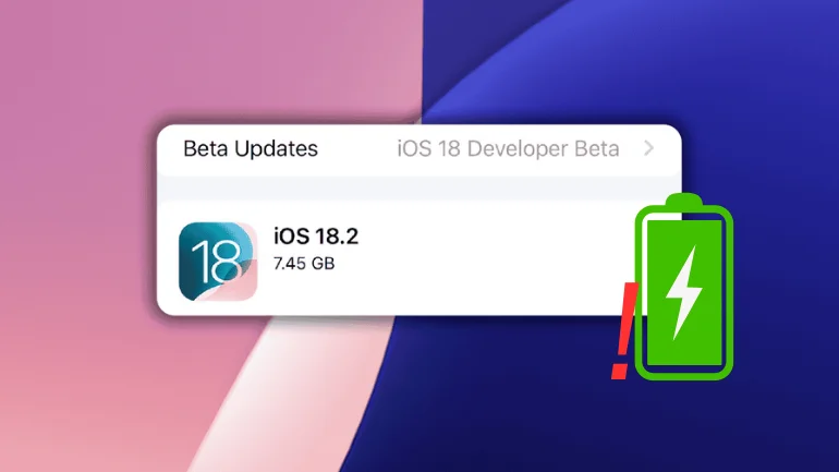 Khắc phục lỗi iOS 18.2 RC hao pin siêu đơn giản