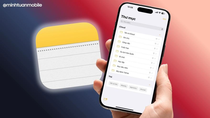 Làm việc hiệu quả với 8 tính năng trong Ghi chú trên iPhone