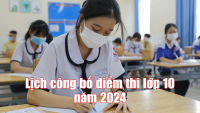 Lịch công bố điểm thi vào lớp 10 năm 2024 của cả nước