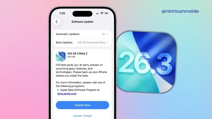 Lộ diện iOS 26.3 Beta 2: Có gì đáng nâng cấp?