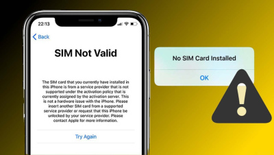 Lỗi iPhone không nhận SIM? Các nguyên nhân và cách khắc phục