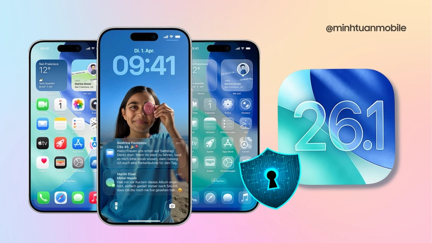 Lý do người dùng iPhone nên cập nhật iOS 26.1 ngay lập tức