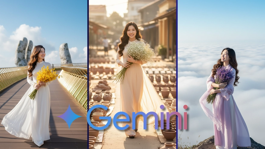 Mặc áo dài đi khắp các tỉnh thành Việt Nam với 1 câu lệnh