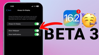 Màn hình Always On có thể tùy chỉnh nhiều hơn trong iOS 16.2 beta 3