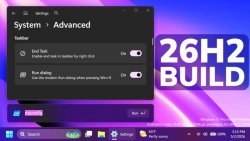 Microsoft phát hành Windows 11 26H2 di chuyển Taskbar và nâng cấp AI