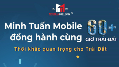 Minh Tuấn Mobile tắt đèn để lan tỏa thông điệp Giờ Trái Đất