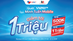 Ưu đãi thanh toán VNPAY tại Minh Tuấn Mobile giảm đến 1 triệu đồng