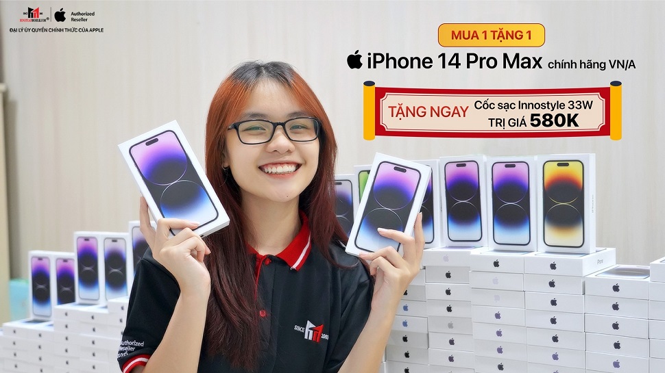 Mua iPhone 14 Pro Max - Tặng cốc sạc Innostyle 