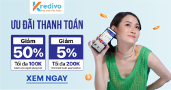 Mua sắm không lo về giá với Kredivo tại Minh Tuấn Mobile