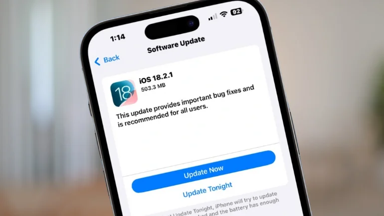 Nên làm gì sau khi lỡ update iOS 18.2.1?