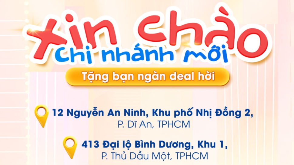 Ngàn deal hời mừng khai trương Minh Tuấn Mobile chi nhánh Bình Dương